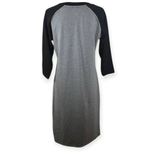 AMPERS & AVE. GRAY & BLACK DRESS SZ.L EUC - Picture 4 of 6
